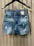 Bermuda titular kids double stitching - AZUL RISCADO