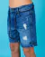 bermuda destroyed titular kids color button - SUP. ESC. RASGADO