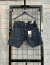 Bermuda destroyed titular dark navy black details - SUP. ESC. RISCADO - comprar online