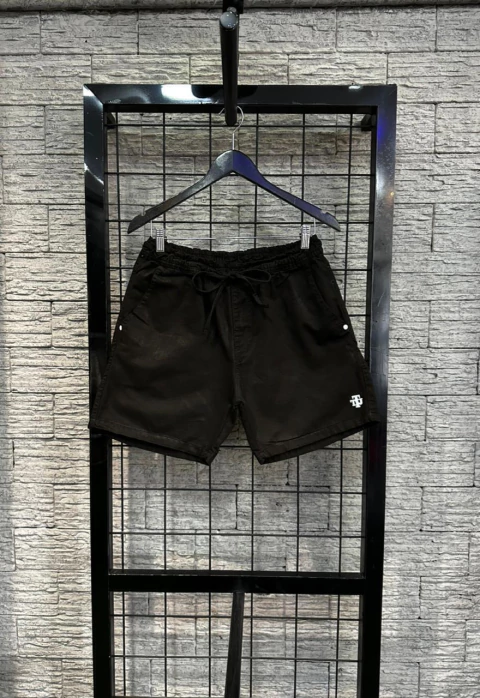 Short sarja titular basic logo - PRETO - comprar online