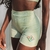 SHORT CANELADO VERDE