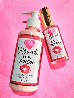 Kit Perfume + Hidratante. Love Poison. ViBrandt.