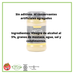 Mostaza tipo Dijon "Arytza" 360 grs - comprar online