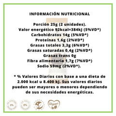 Galletitas integrales de avena y pasas de uva "Cachafaz" - 225 grs en internet