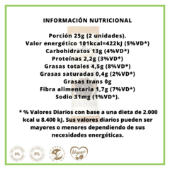 Galletitas integrales de granola, avena, almendras y maní "Cachafaz" - 225 grs en internet