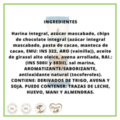 Galletitas integrales de avena con chips de chocolate "Cachafaz" 225 gr - comprar online
