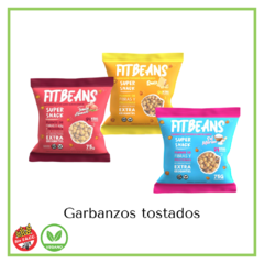 Garbanzos tostados saborizados "Fit Beans" 75 grs