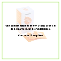 Earl grey orgánico - "Heredia" - 25 saquitos en internet
