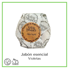 Jabón esencial Violeta "Sentida Botánica" - 100 grs