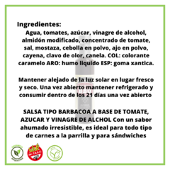 Salsa barbacoa BBQ "Pampa Gourmet" 300 grs - Los Teros Eco Huerta