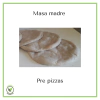 Pre pizzas de masa madre con harina orgánica por unidad - sin salsa roja - 48hs de preparacion