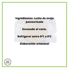 Queso de oveja provoleta "Dicha" artesanal - 150 grs aprox - comprar online