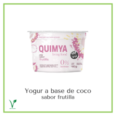 Yogur a base de coco de Frutilla "Quimya" 170 grs - comprar online