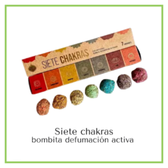 Siete chakras - Bombita defumación activa "Sagrada Madre"