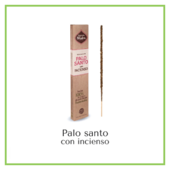Sahumerio palo santo "Sagrada Madre" con incienso