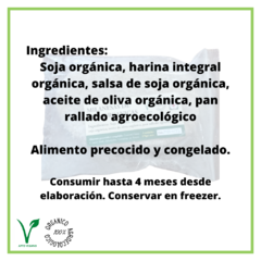 Milanesa de soja orgánica "Sasaki" - 4 unidades ( 370 grs ) - congelado - comprar online