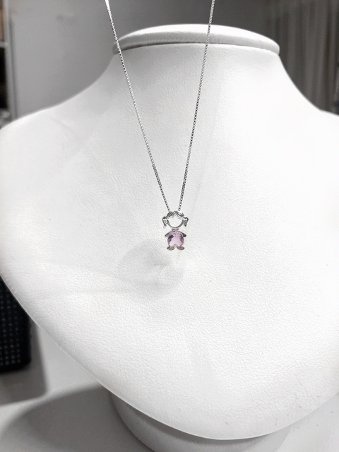 Colar filha/menina Rosa - comprar online