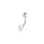 Piercing umbigo de coração - comprar online