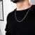 Corrente masculina piastrine - comprar online