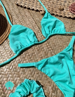Biquíni cortininha móvel verde água glow - comprar online