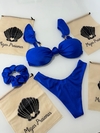 Biquíni nozinho azul royal glow