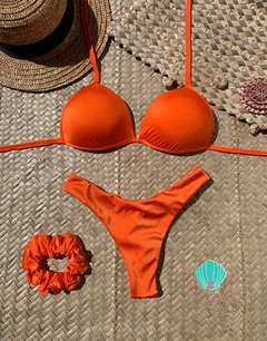 Biquíni bojo fixo laranja glow