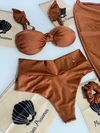 Biquíni nozinho marrom glow
