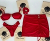Kit praiano vermelho glow