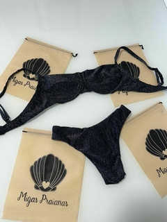 Biquíni meia taça preto - comprar online