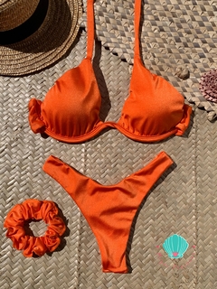 Biquíni Aro W laranja glow