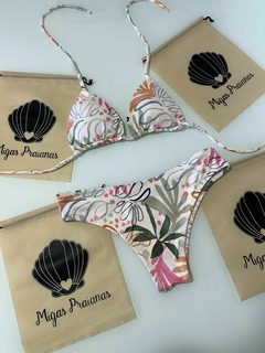Biquíni cortininha móvel estampado - comprar online