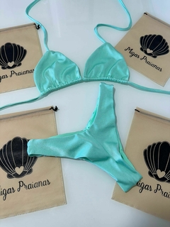 Biquíni cortininha móvel verde agua glow na internet