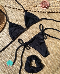 Biquíni cortininha móvel preto glow - comprar online