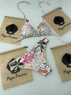 Biquíni cortininha móvel estampado na internet