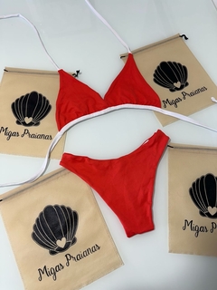 Biquíni cortininha móvel laranja - comprar online