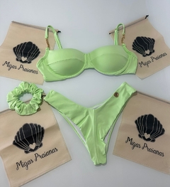 Biquíni meia taça maçã verde - comprar online