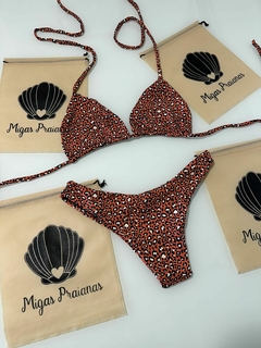 Biquíni cortininha móvel estampado - comprar online