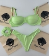 Biquíni meia taça maçã verde