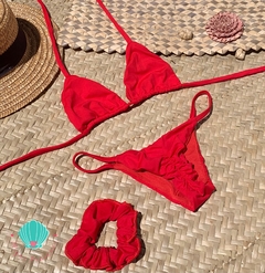 Biquíni cortininha móvel vermelho - comprar online