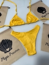 Biquíni fita cortininha móvel amarelo - comprar online