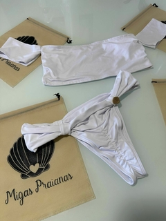 Biquíni ciganinha branco na internet