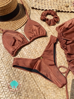 Kit moda praia marrom glow - comprar online