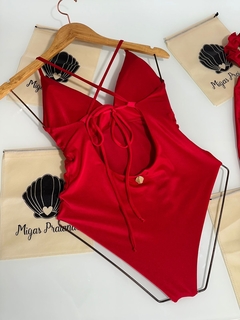 Kit praiano vermelho glow - Migas Praianas