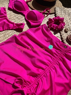 Kit moda praia pink glow - comprar online