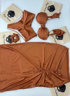 Kit praiano marrom glow