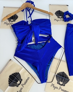 Kit praiano azul royal glow - Migas Praianas