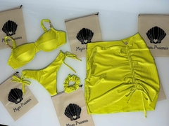 kit praiano verde lima trilobal canelado