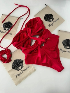MAIÔ FLORES VERMELHO GLOW - comprar online