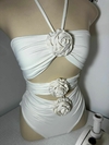 MAIÔ FLORES OFF WHITE