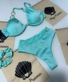BIQUÍNI TOP ARO W VERDE ÁGUA GLOW